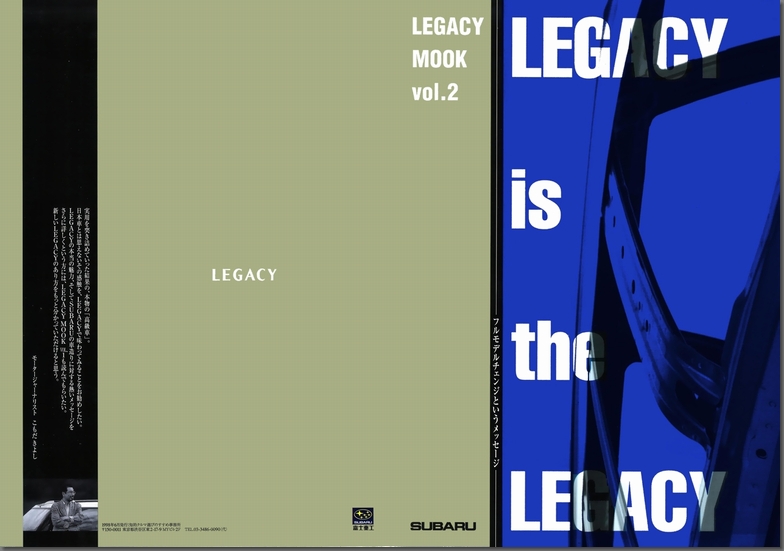 1998N6s LEGACY MOOK Vol.2 uLEGACY is the LEGACYv \